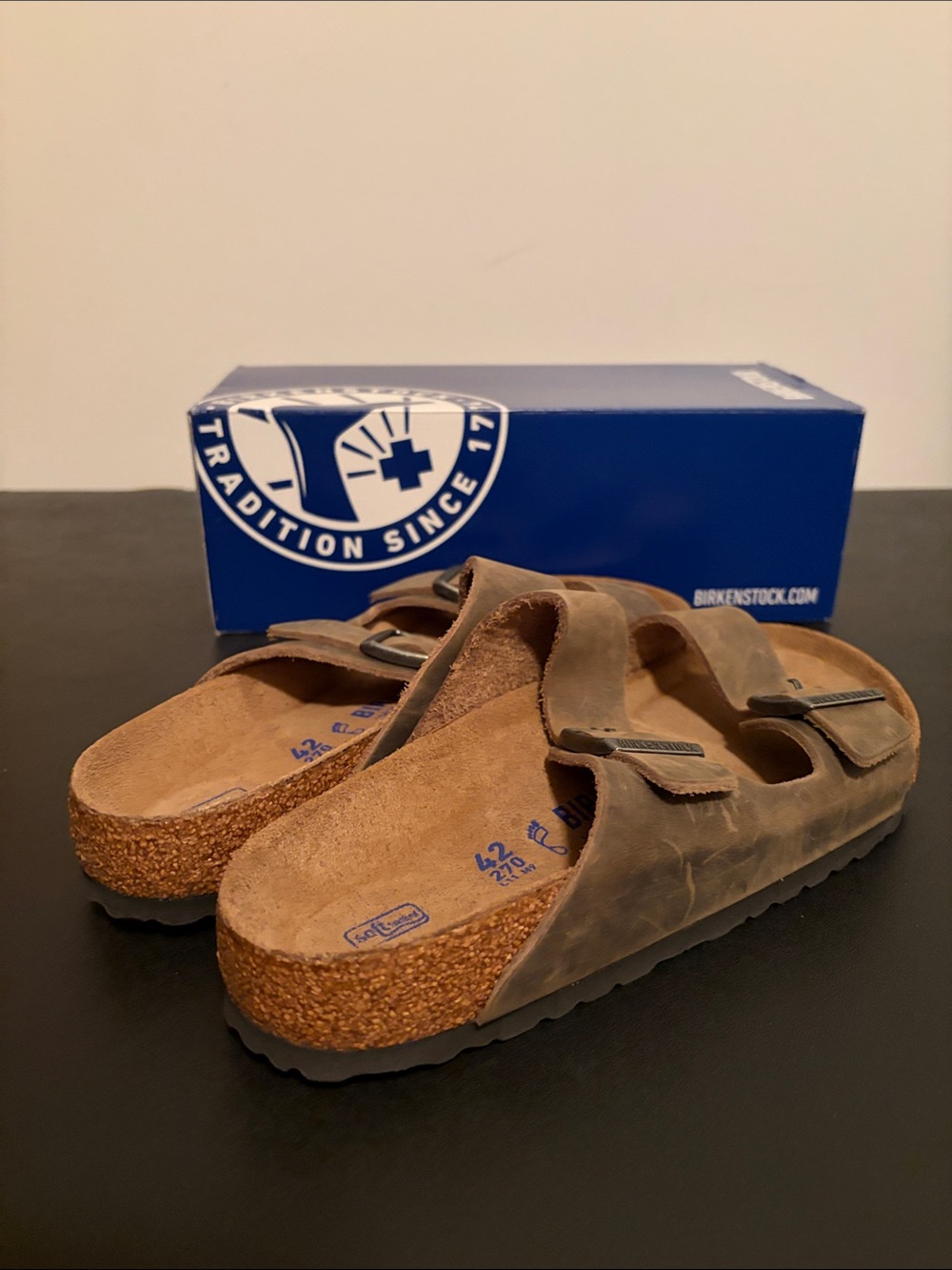 Birkenstock Arizona BS Faded Khaki Women’s 11 JB - Picture 4 of 6